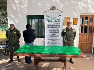 Secuestraron casi 70 kilos de droga de un colectivo en la ciudad de Ceres