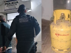Trepó a una vivienda para robarse una garrafa: quedó detenido