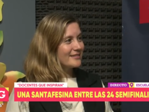 Docentes que Inspiran: una maestra santafesina es semifinalista del certamen