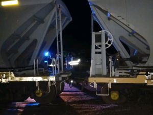 Un tren colisionó con un camión cerca de Logroño