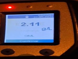 Se le retuvo la licencia a conductor que manejaba con dos gramos de alcohol en sangre