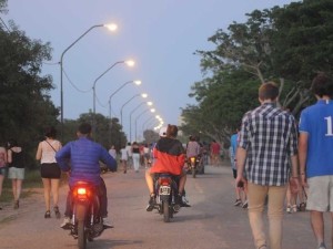 Ruta Nacional 168: mejoraron el acceso a los boliches y suman una línea de colectivos