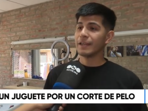Un corte por un juguete: la campaña que busca regalar sonrisas en Santa Rosa