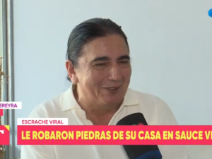 Mario Pereyra habló tras el insólito robo en su casa de Sauce Viejo: "No es por la piedra en sí, sino por la impunidad"