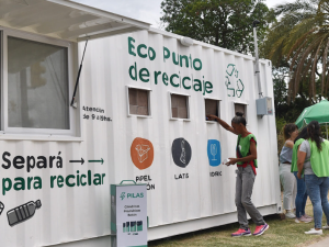 Trasladaron el Eco Punto de Colastiné Norte a la Estación Municipal para mejorar el acceso