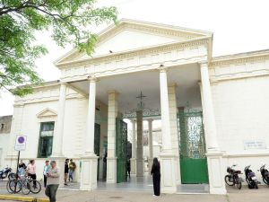 Ventiladores, motoguadañas y un lavamanos se robaron del Crematorio Municipal