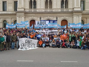 Se concreta paro nacional de los docentes universitarios