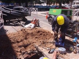 Se retomaron los trabajos de renovación de redes de agua potable en Santa Fe