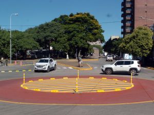 Parque del Sur: avanzan los trabajos de seguridad vial y reordenamiento vehicular