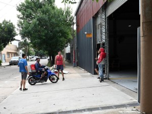 Se trasladó un centro logístico de deliverys y se reordenó el tránsito en el macrocentro