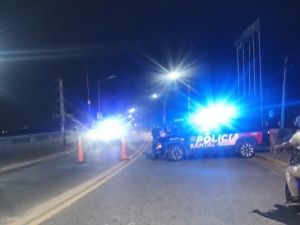 Un operativo policial llevó a que el Puente Carretero estuviera cortado casi nueve horas