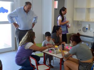 Inicio del ciclo lectivo en los jardines municipales: inauguraron la sala alfabetizadora N°17