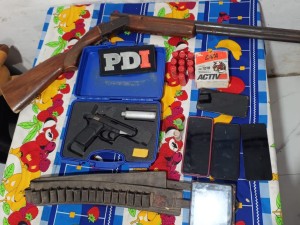 Detuvieron a un hombre por tenencia indebida de armas de fuego