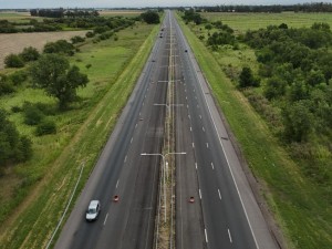 La obra del tercer carril de la Autopista Rosario–Santa Fe ya alcanzó el 85 % de avance