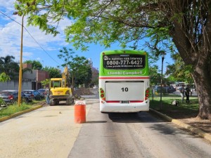Culminaron los trabajos en la calle de ingreso a la Terminal de Ómnibus