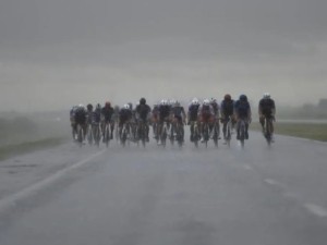 Por mal tiempo suspendieron la histórica carrera de ciclismo Santa Fe–Rosario