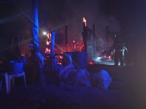 Arroyo Leyes: Murió un hombre calcinado tras incendiarse su vivienda