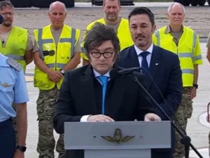 Milei y los F-16: “Un símbolo de la Argentina que estamos construyendo”