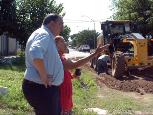 La Municipalidad retomó obras esenciales de un sector del barrio Los Hornos