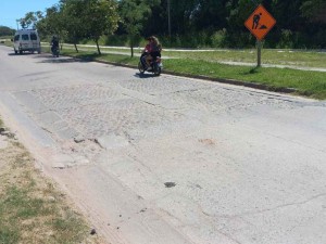 Comienza la reparación del pavimento de Avenida Peñaloza