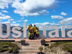 Una familia de San Javier realiza una travesía solidaria hasta Ushuaia